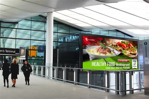 Download Download This Free Airport Billboard Mockup in PSD ...