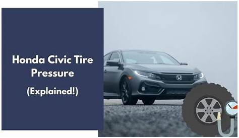 reset tire pressure honda civic 2018