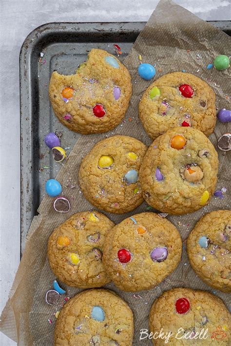 Never run out of delicious new ideas for breakfast, dinner, and dessert! My 'Eggs-tremely' Yummy Gluten Free Smarties Mini Egg Cookies Recipe for Easter | Recipe ...