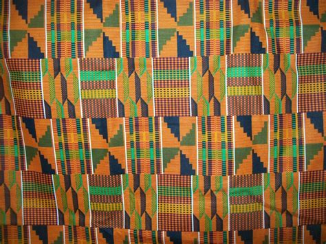 African Fabric Traditional Kente Print In By Tambocollection