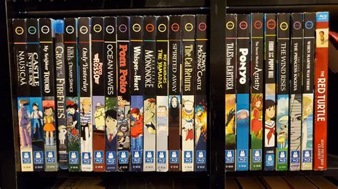 Finally Completed My Studio Ghibli Blu Ray Collection Rdvdcollection