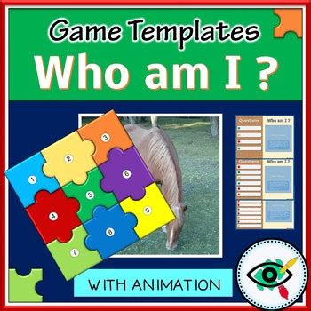 Get inspiration for card game powerpoint template. Puzzle game templates with animation by Planerium | TpT