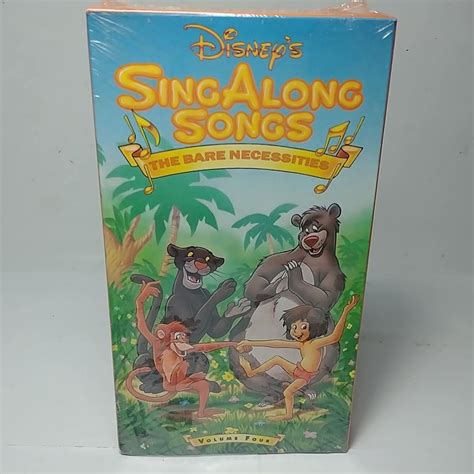 Disney Sing Along Songs The Jungle Book The Bare Necessities New Sealed