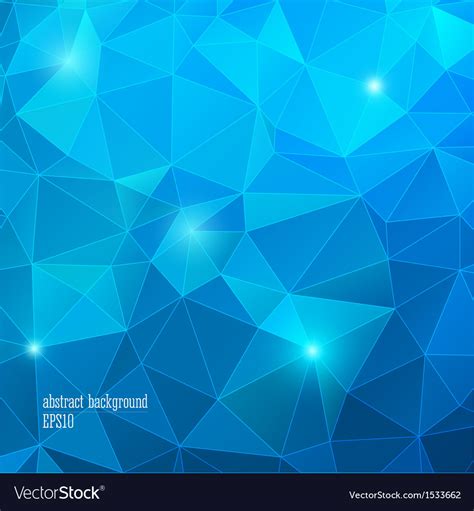 Geometric Blue Background With Triangle Royalty Free Vector