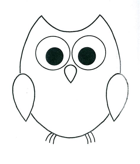 46 Sketch Easy Owl Background Basnami