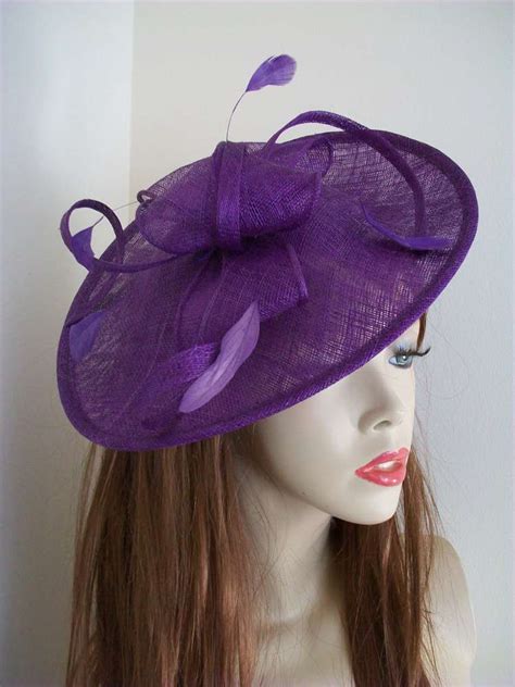 Purple Formal Ladies Hat Uk
