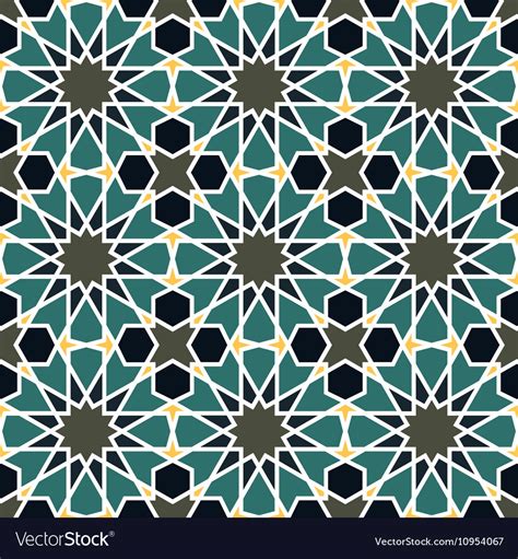 Seamless Pattern In Moroccan Style Royalty Free Vector Image