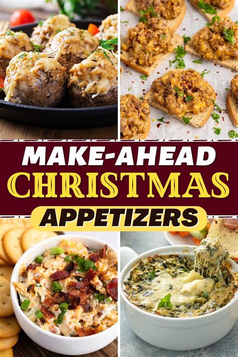 30 Best Make Ahead Christmas Appetizers Insanely Good