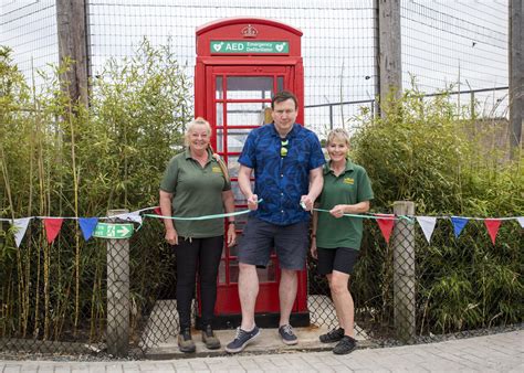 Parks Hard Work Pays Off As Defibrillator Officially Unveiled