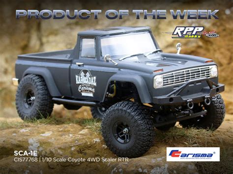 Featured Product Of The Week The Carisma Sca 1e 110 Scale Coyote 4wd