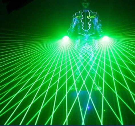 High Powered Laser Led Gloves Green Laser Glow Party Supplies Laser