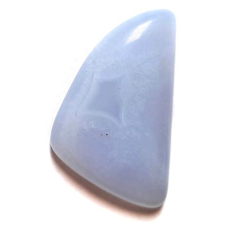 Cab1554rh Blue Chalcedony Cabochon Copper Canyon Lapidary And Jewelry