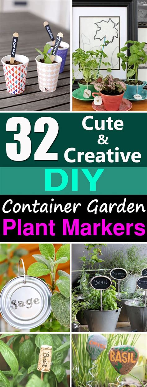 32 Cute Diy Plant Marker Ideas For Container Gardeners
