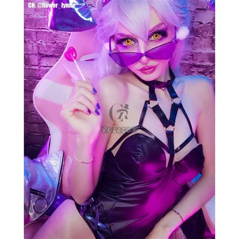 Lol Kda All Out Evelynn Bunny Girl Cosplay Costume For Sale