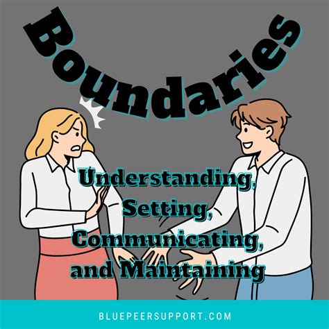 Boundaries Understanding Setting And Enforcing Blue Peer Support