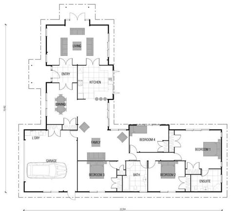4 bedroom house plans australia. Unique L Shaped 4 Bedroom House Plans - New Home Plans Design