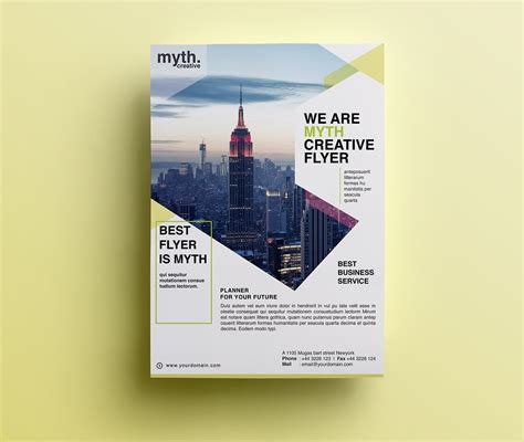 Double Sided Flyer Corporate On Behance Double Sided Flyer Double