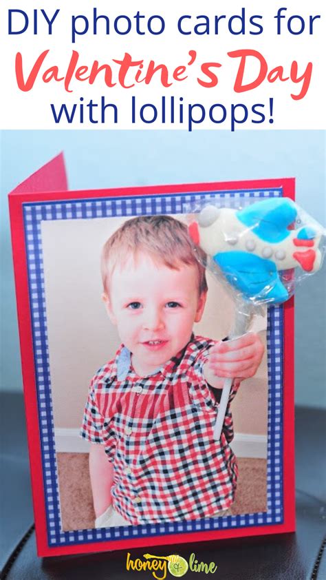 Diy Valentine Photo Cards With Lollipops So Fun For Kids Homemade