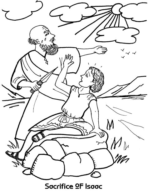 If you have a coloring page and want to share with others click here. Abraham And Isaac Coloring Page at GetColorings.com | Free ...