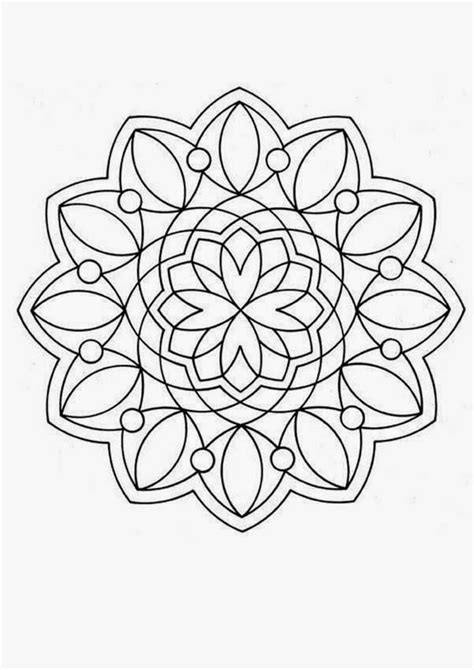 Each has a sentence or two (most often a question) suggesting an idea to the pupil so that s/he knows what to draw/color about. Coloring Pages: Basic Mandala Coloring Pages Free and ...