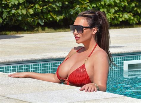 Lauren Goodger Sexy Big Boobs In Red Bikini In Marbella Hot Celebs Home Hot Sex Picture