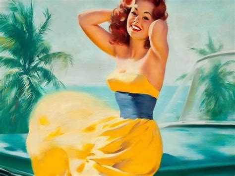 Buy Bikini Sunbathing Pin Up Girl Pop Art Propaganda Retro Vintage Kraft Poster