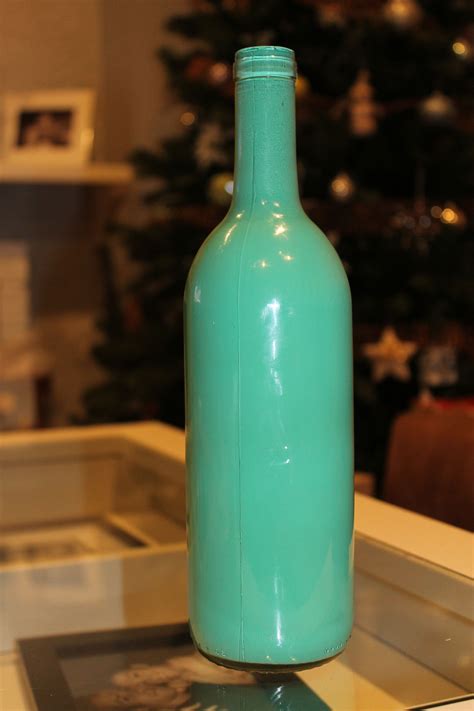 Clean Out The Inside Of An Old Wine Bottle Get Craft Paint In Any