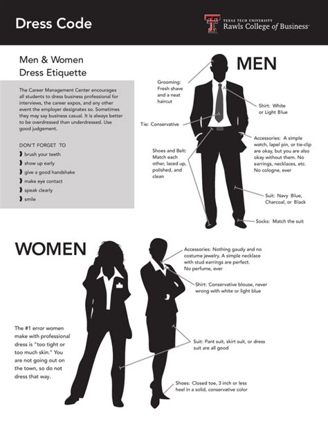 Men Dress Code Men And Women Dress Etiquette