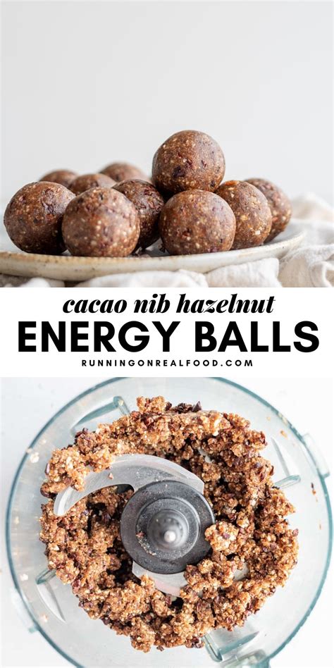 Raw Cacao Hazelnut Energy Balls Running On Real Food