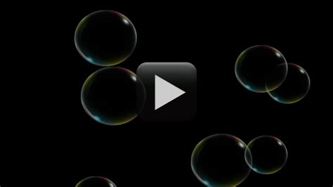 Free Moving Bubbles Animation Blue Black Green Screen Effect All