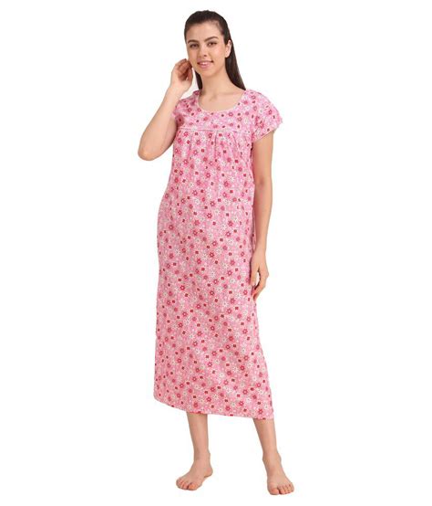 Buy Gospel Cotton Nighty And Night Gowns Multi Color Pack Of 2 Online At Best Prices In India