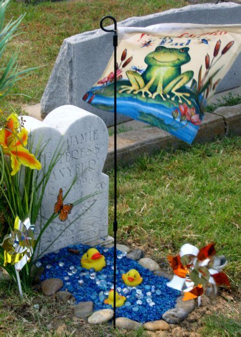 13 Grave Site Ideas Cemetery Flowers Cemetery Decorations Grave