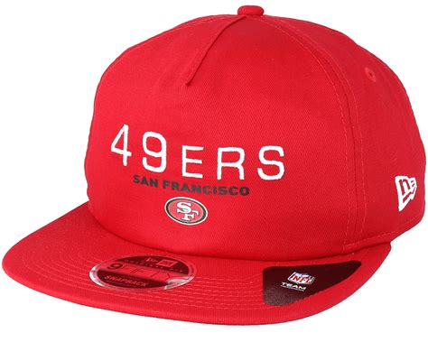 San Francisco 49ers Statement 9fifty Red Snapback New Era Caps