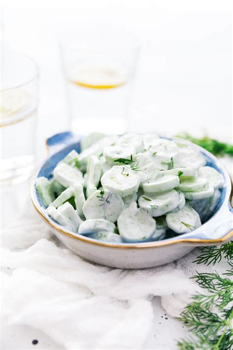 Midwestern Creamy Cucumber And Vinegar Salad Bless This Mess Creamy Cucumbers Easy Picnic