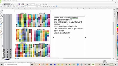 Pantone Color Matching In Coreldraw Youtube