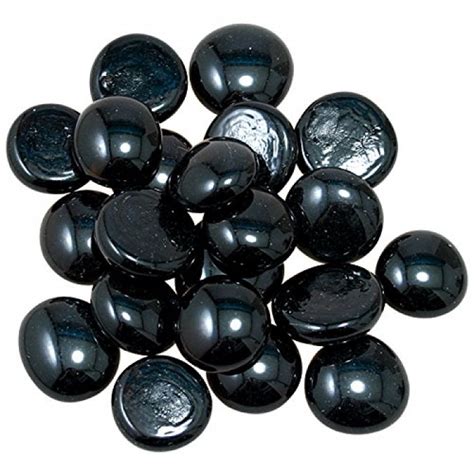 Geekshive Gemstones® Decorative Aquarium Stones Black 90bag