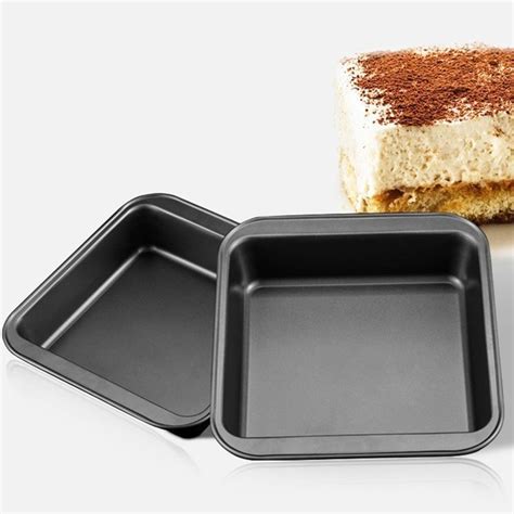 Meleg Otthon Professional Deep Dish Inch Square Bread Cake Pans Heavy Duty Baking Pans Tray