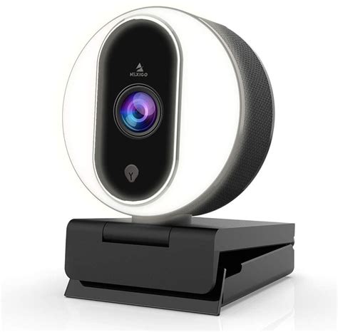 2020 NexiGo Streaming Webcam with Ring Light and Dual Microphone ...