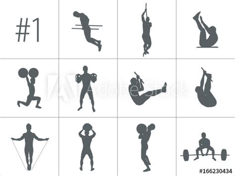 Crossfit Silhouette Vector At Collection Of Crossfit
