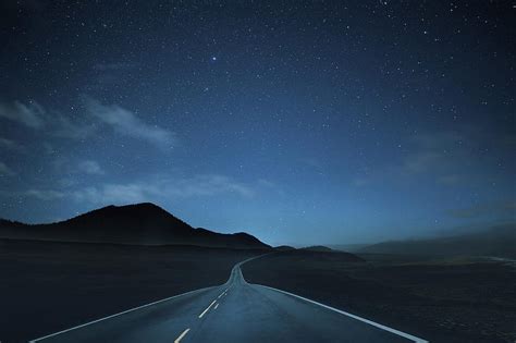 Lonely Road At Night Nature Lonely Road Night Hd Wallpaper Pxfuel