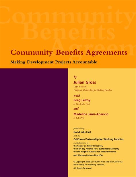 Community Agreement Template