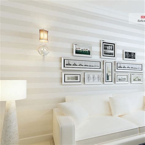 Beibehang 3d Thick Vertical And Vertical Stripes Non Woven Wallpaper