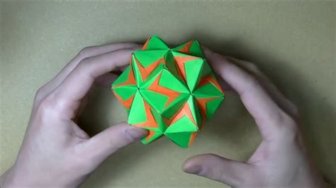 Modular Origami Kusudama Spike Ballsonobe 30units