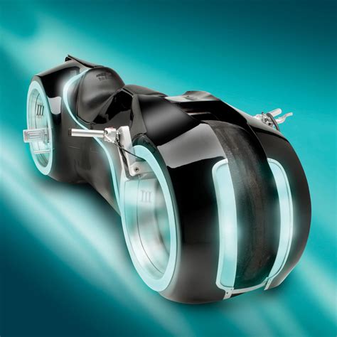 If there's one thing a tech and design writer cannot possibly ignore or resist. Lifesize TRON Light Cycle - The Green Head