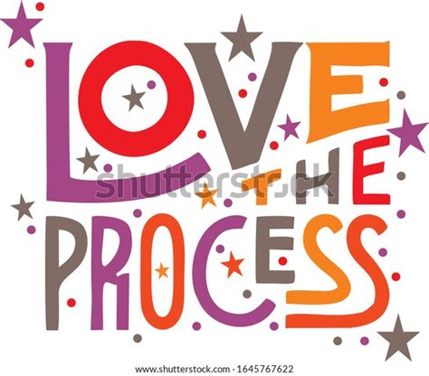 Love Process Stars Colorful Vector Design Stock Vector Royalty Free