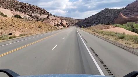Highway 191northbound South Of Moab Utah Beautiful Day In The