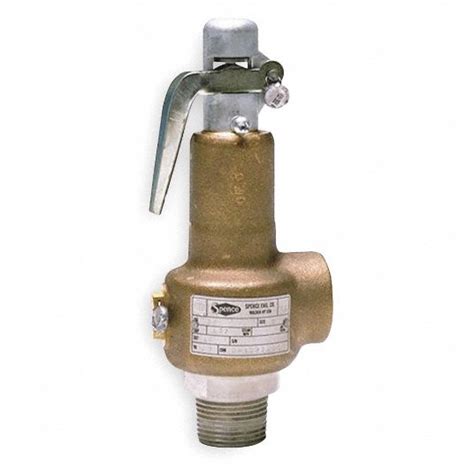 Spence Bronze Safety Relief Valve Mnpt Inlet Type Fnpt Outlet Type