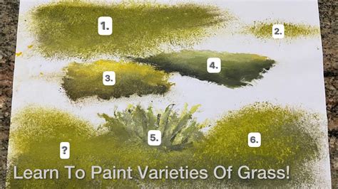How To Paint Grass Oil Painting Learn To Paint With Yash Youtube