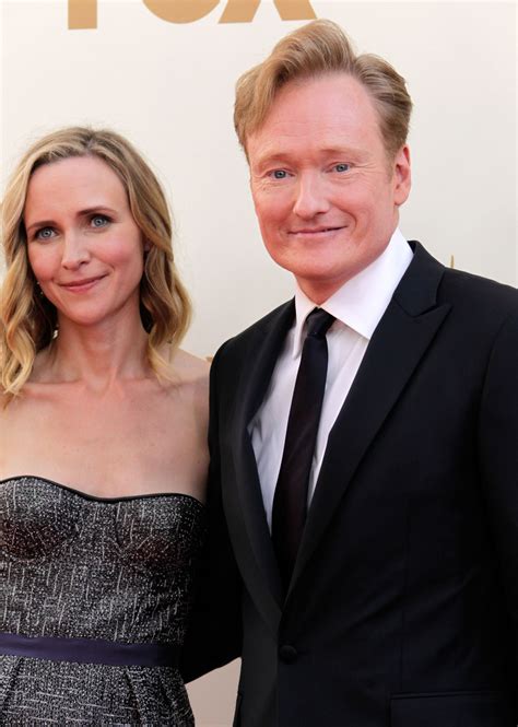 Be kind to each other. Conan O'Brien and wife Liza Powell | Red-Hot Couples on ...