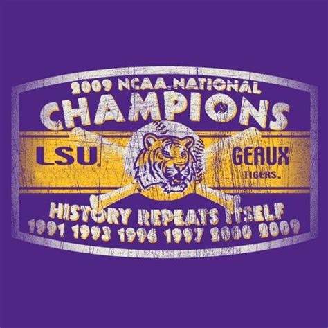 Lsu Baseball National Champions Purple History T Shirt Lsu Baseball